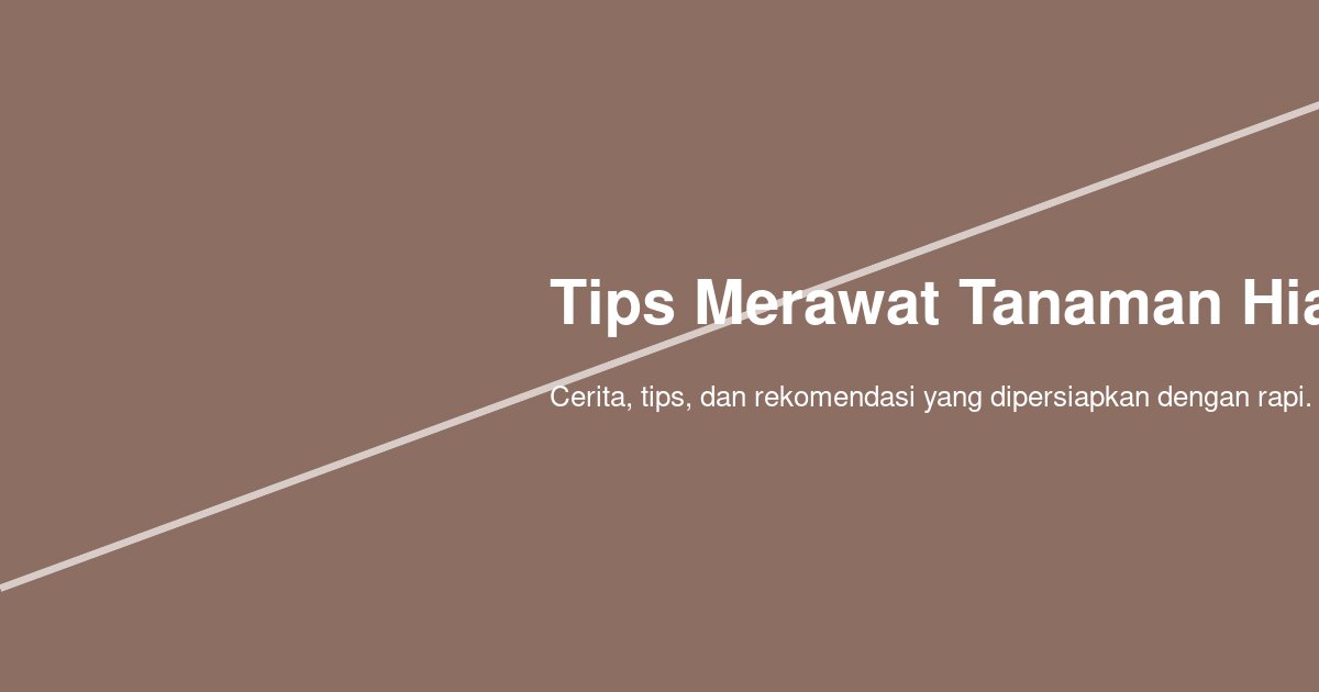 Apa Pupuk yang Bagus untuk Tanaman Hias di Rumah?